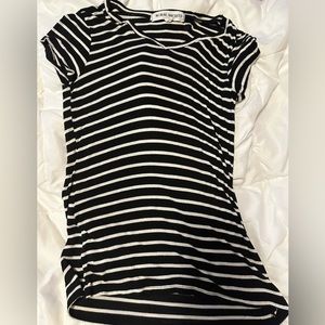 Black and white striped shirt